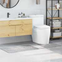 vidaXL vidaXL Csúszásmentes fürdőszőnyeg készlet 2 pcs Szürke PP