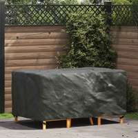 vidaXL vidaXL Kültéri bútorhuzat Fekete 150 x 90 x 75 cm 210D