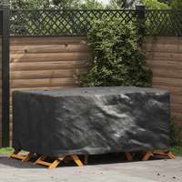 vidaXL vidaXL Kültéri bútorhuzat Fekete 170 x 100 x 70 cm 210D