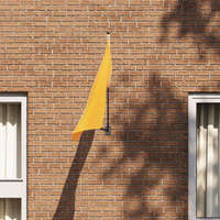 vidaXL vidaXL Zászlórúd tartó Fekete 10.5 x 7.5 cm Acél