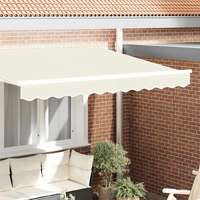 vidaXL vidaXL Pavilon Díszítő Szegély Krém 2.3 x 0.2 m Vászon