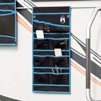 vidaXL vidaXL Tároló táska Egyéb tárolóval Fekete és Kék 63.5 x 40 cm Oxford