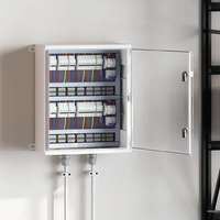 vidaXL vidaXL Vezérlőszekrény Szürke 50 x 22 x 60 cm ABS Műanyag