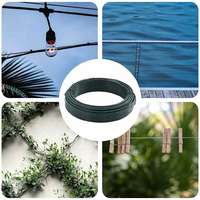 vidaXL vidaXL Kerítéskötöző drót Zöld 25 m PVC-bevonatos acél