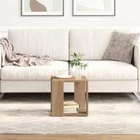 vidaXL vidaXL Dohányzóasztal kézműves tölgy 32 x 32 x 30 cm Faanyag