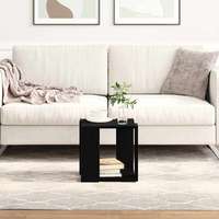 vidaXL vidaXL Dohányzóasztal Musta tammi 32 x 32 x 30 cm Faanyag