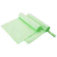 vidaXL vidaXL Sport Törölközők 2 pcs Zöld 100 x 50 cm Poliészter és poliamid