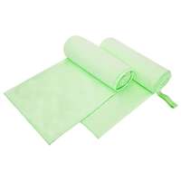 vidaXL vidaXL Sport Törölközők 2 pcs Zöld 200 x 100 cm Poliészter és poliamid