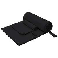 vidaXL vidaXL Sporttörölköző Szett 2 pcs Fekete szövet