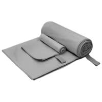 vidaXL vidaXL Sporttörölköző Szett 2 pcs Sötétszürke szövet
