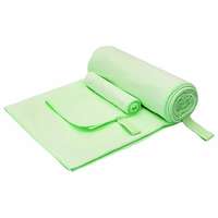vidaXL vidaXL Sporttörölköző Szett 2 pcs Zöld szövet
