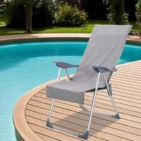 vidaXL vidaXL Kültéri Szék Törölközők 2 pcs Sötétszürke 130 x 60 cm