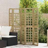 vidaXL vidaXL Belátásgátló 5 pcs Barna 200 x 180 cm Impregnál szőke fenyő