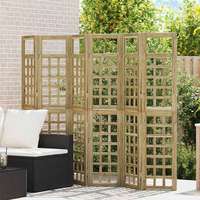 vidaXL vidaXL Belátásgátló 6 pcs Barna 240 x 180 cm Impregnál szőke fenyő