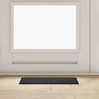 vidaXL vidaXL Ajtószőnyeg Antracit 60 x 40 x 1.2 cm Mackófleece