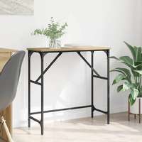 vidaXL vidaXL Konzolasztal kézműves tölgy 75 x 32 x 75 cm Faanyag