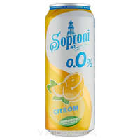  Soproni 0,0% Citrom 0,5l DOB DRS