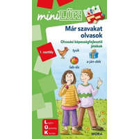Móra Könyvkiadó Már szavakat olvasok - LDI248 - Olvasási képességfejlesztő játékok - miniLÜK