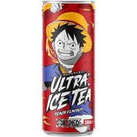  One Piece Ultra Ice Tea Peach flavour Luffy őszibarack ízben 330ml