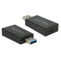 DeLock DeLock Converter USB 3.1 Gen 2 Type-A male > USB Type-C female Active Black