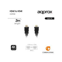  Approx APPC35 HDMI 1.4 kábel apa/apa 3m Black