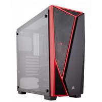  Corsair Carbide Series SPEC-04 Gaming Tempered Glass Window Black/Red