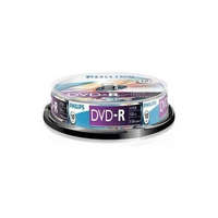 Philips Philips DVD-R 4,7Gb 16x Hengeres 10db/csomag (10-es címke)