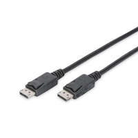 Assmann Assmann DisplayPort connection cable with interlock M/M 2m Black
