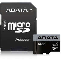  A-Data 64GB microSDXC Premier Pro UHS-I U3 Class 10 (V30S) + adapterrel