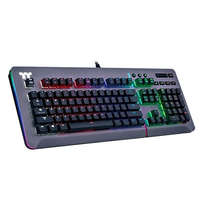 Thermaltake Thermaltake TT eSports Level 20 RGB Titanium Blue Switch Gaming Keyboard Titanium US