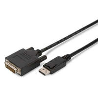 Assmann Assmann DisplayPort adapter cable, DP - DVI-D (Dual Link) (24+1) 2m Black