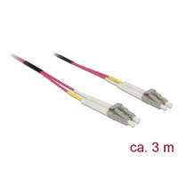DeLock DeLock LC/LC Multi-mode OM4 3m Cable Optical Fibre