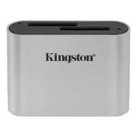  Kingston Workflow SD USB 3.2 UHS-II Card Reader Silver