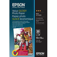 Epson Epson Value 183g 10x15cm 20db Fényes Fotópapír