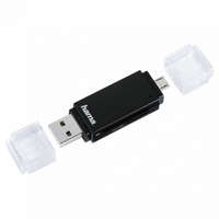  Hama Basic USB2.0 SD/microSD OTG Card Reader Black