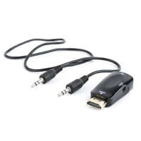 Gembird Gembird A-HDMI-VGA-02 HDMI to VGA and audio adapter single port Black
