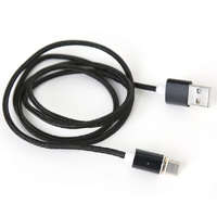 Platinet Platinet Micro USB to USB Magnetic Plug Cable 1m Black