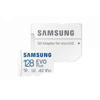 Samsung Samsung 128GB microSDXC EVO Plus Class10 U3 A2 V30 + adapterrel