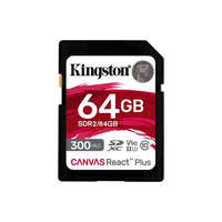 Kingston Kingston 64GB SDXC Class10 UHS-II U3 V90 Canvas React Plus
