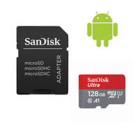 Sandisk Sandisk 128GB microSDXC Ultra Class 10 UHS-I A1 (Android) + adapterrel