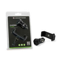 Conceptronic Conceptronic CUSBCAR2AKIT 2-Port USB Car Charger Kit Black