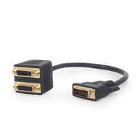 Gembird Gembird A-DVI-2DVI-01 Passive DVI-D (Dual Link) male to dual DVI-I (Dual Link) female splitter cable 0,3m black