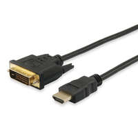 EQuip EQuip HDMI to DVI-D (Single Link) (24+1) cable 10m Black