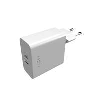 FIXED FIXED Dual USB-C Mains Charger PD support 65W White