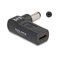 DeLock DeLock Adapter for Laptop Charging Cable USB Type-C female to 5.5 x 2.1 mm male 90° angled