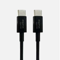  Approx APPC55 USB Type-C to USB Type-C Cable 1m Black