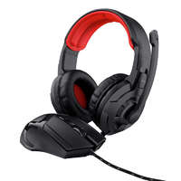  Trust 2-in-1 Gaming Set with Headset & Mouse Black
