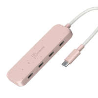  j5create Eco-Friendly USB-C to 4-Port Type-C Gen 2 Hub Earth Rose