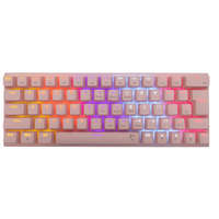  White Shark Wakizashi Blue Switches Gaming Keyboard Pink US