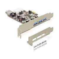 DeLock DeLock PCI Express Card > 3 x external + 1 x internal USB 3.0 Type-A female